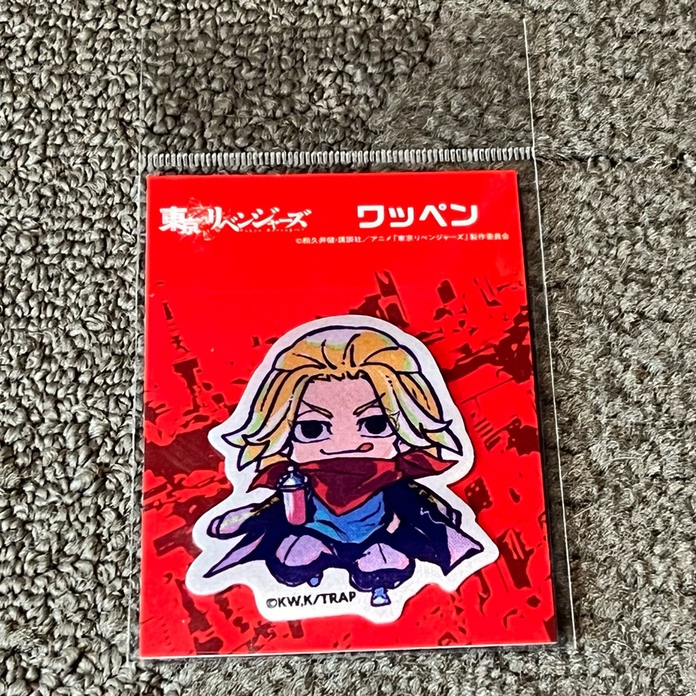 Tokyo Revengers Manjiro Sano Iron-On Patch Wappen Japan Exclusive Official Anime